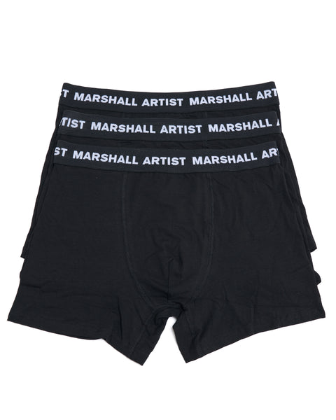 Marshall Artist 3 pack Boxers Black