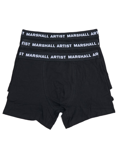 Marshall Artist 3 pack Boxers Black