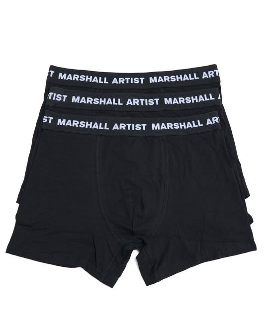 Marshall Artist Marshall Artist 3 pack Boxers Black