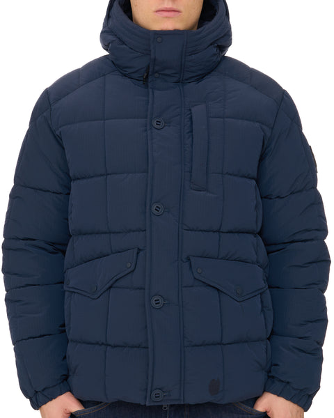 Marshall Artist Coniston Bubble Jacket Navy
