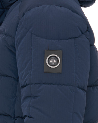 Marshall Artist Coniston Bubble Jacket Navy
