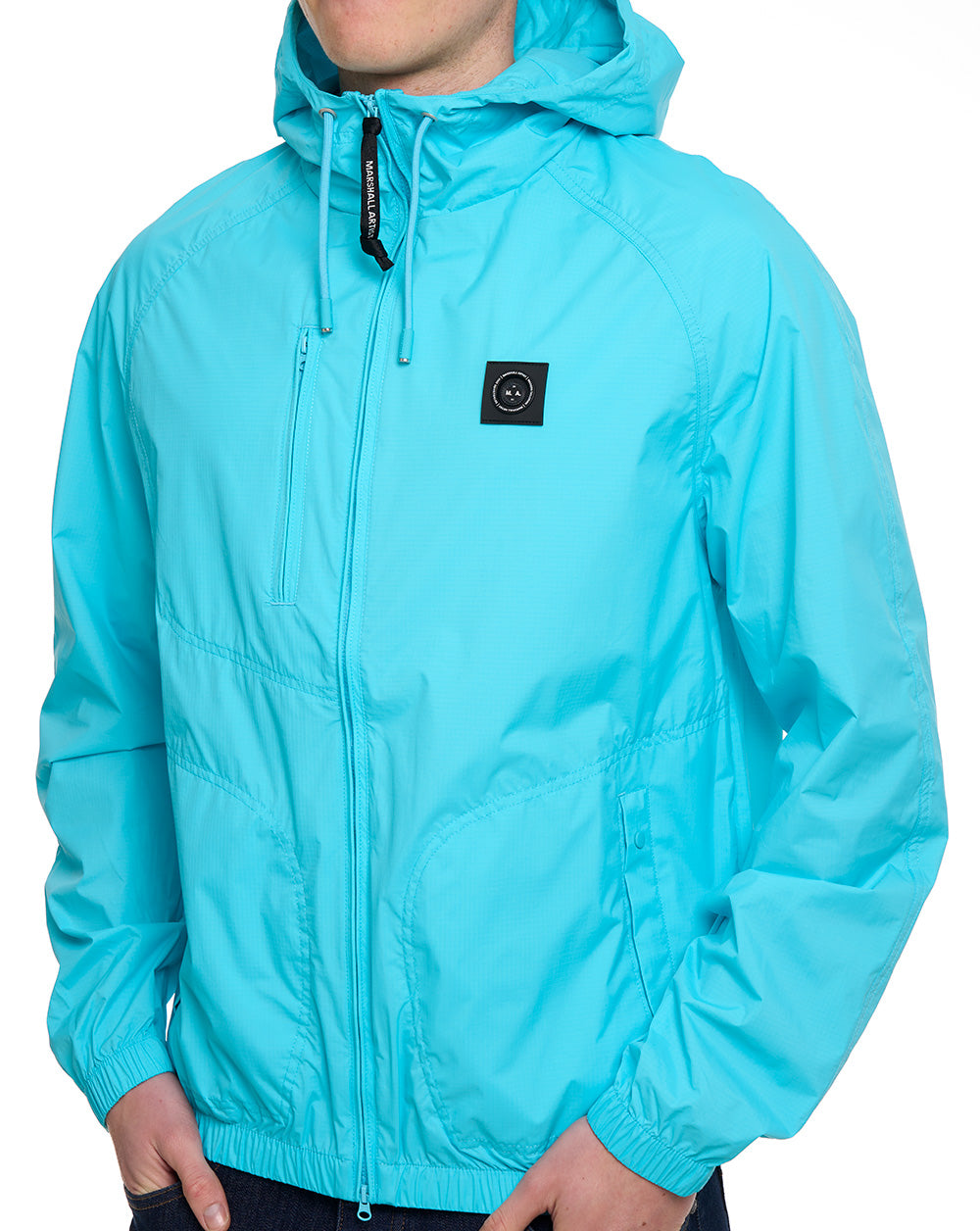 Marshall Artist Fairfax Hooded Jacket Cyan