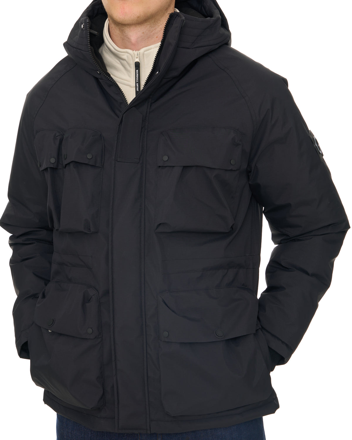 Marshall Artist Hawksley Parka Black
