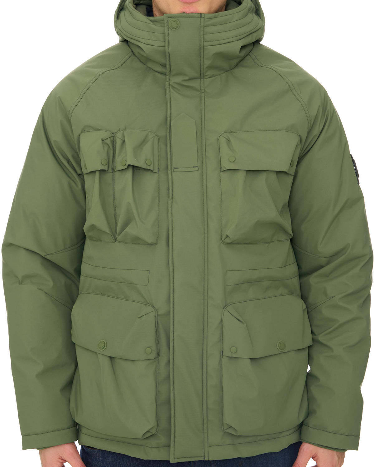Marshall Artist Hawksley Parka Khaki Green