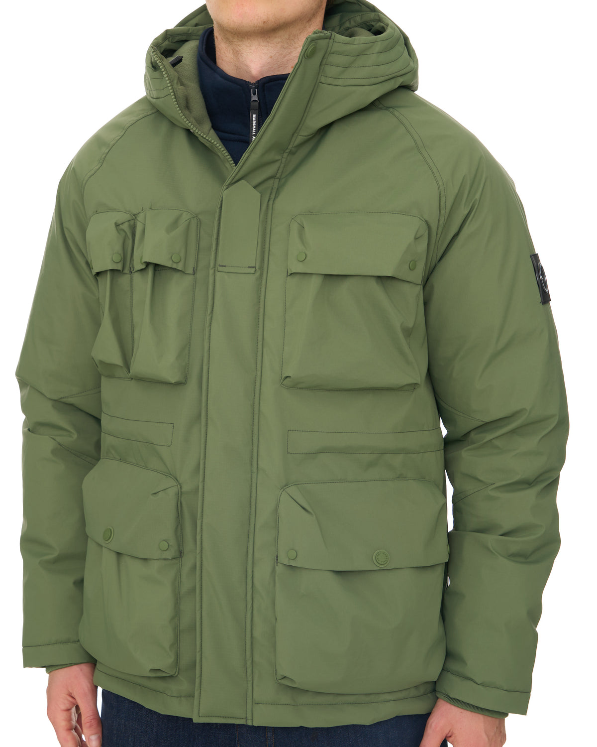 Marshall Artist Hawksley Parka Khaki Green
