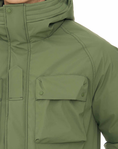 Marshall Artist Hawksley Parka Khaki Green