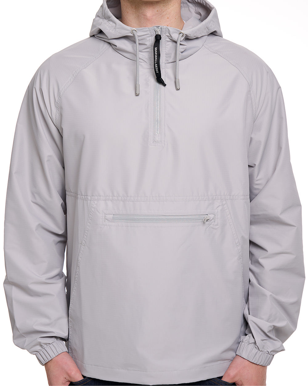 Marshall Artist Prenton 1/4 Zip Jacket Oceanic Grey