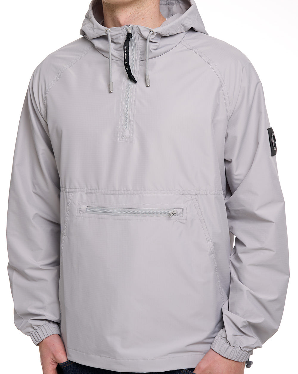 Marshall Artist Prenton 1/4 Zip Jacket Oceanic Grey