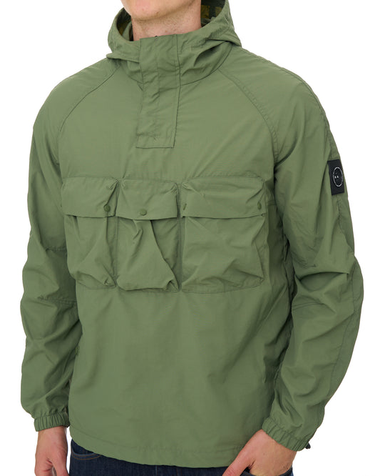 Marshall Artist Marshall Artist Sefton 1/4 Zip Jacket Khaki Green