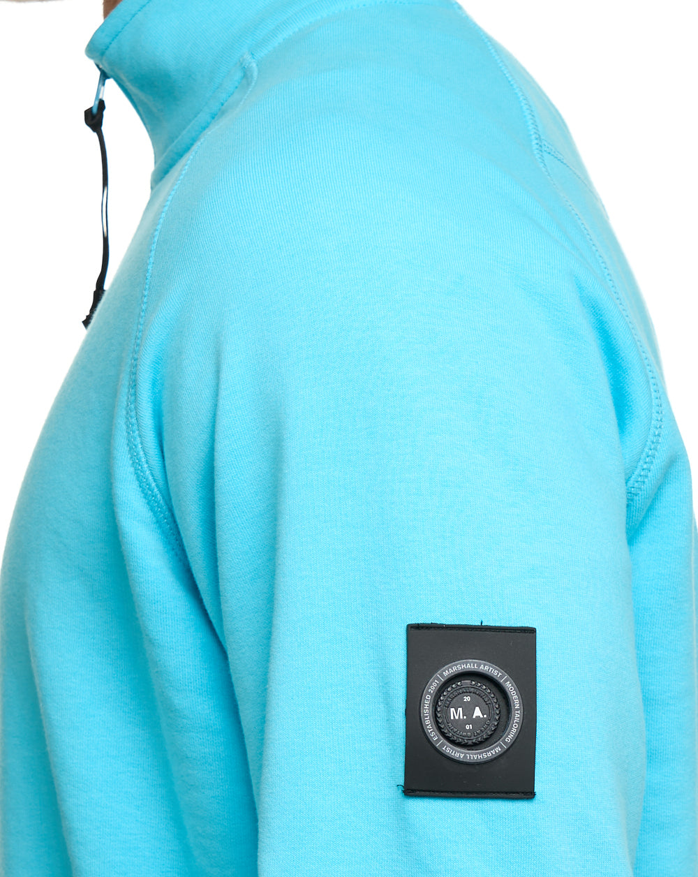 Marshall Artist Siren 1/4 Zip Sweat Cyan