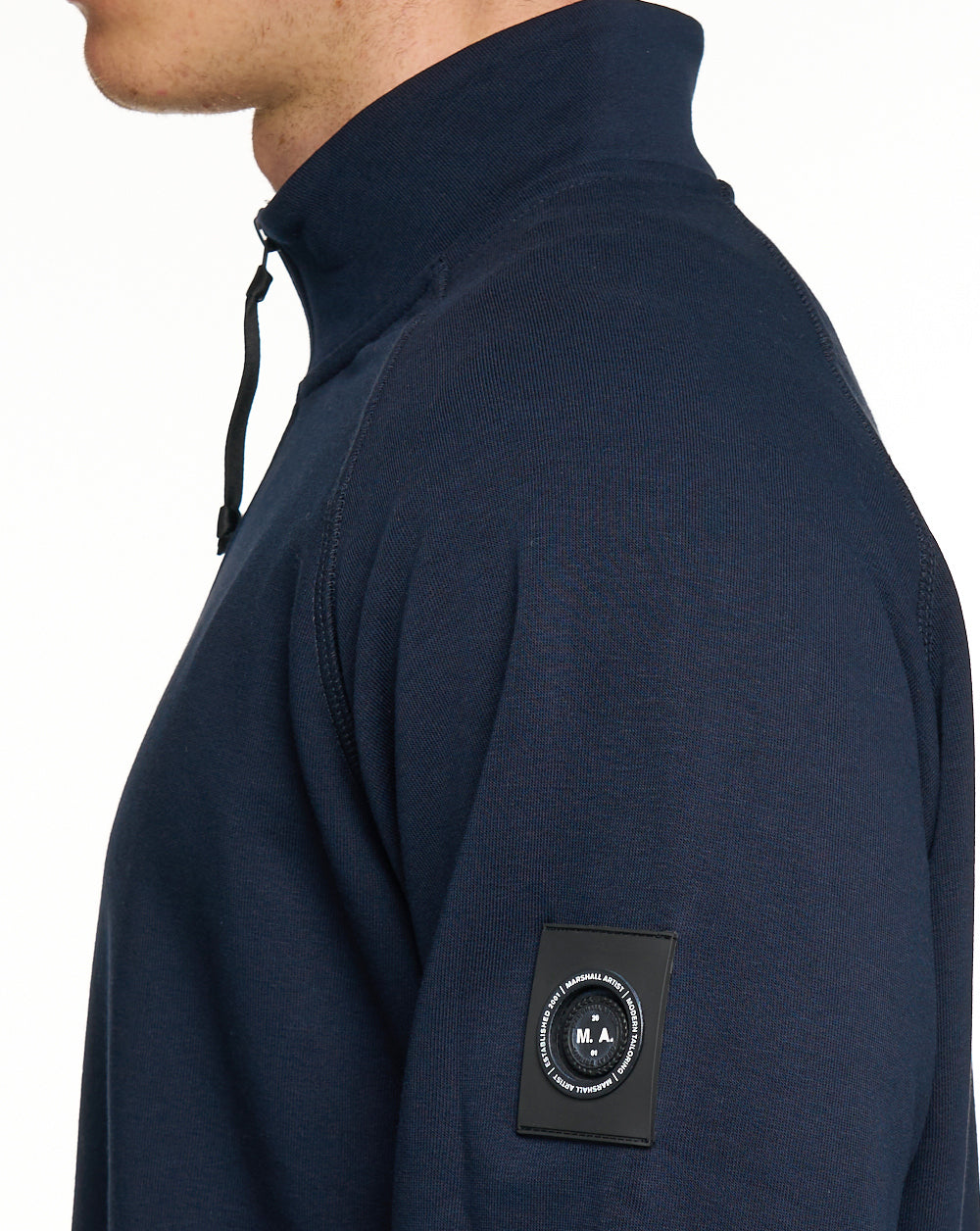 Marshall Artist Siren 1/4 Zip Sweat Navy