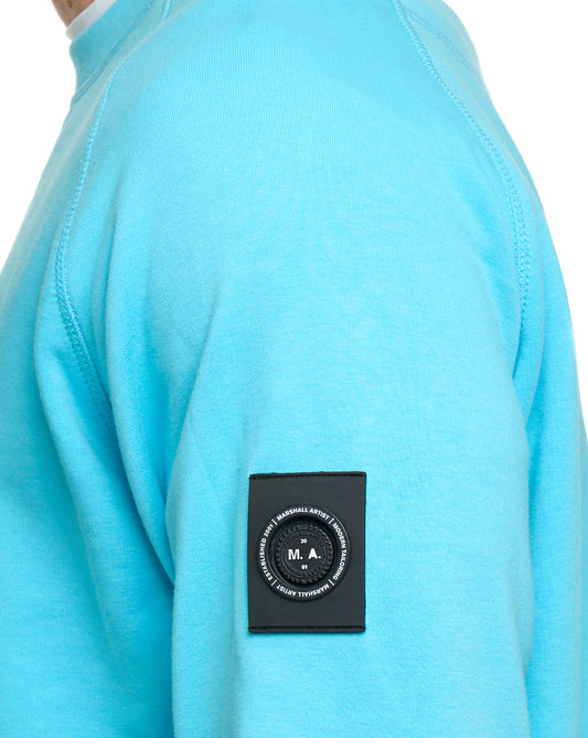 Marshall Artist Marshall Artist Siren Crew Sweat Cyan
