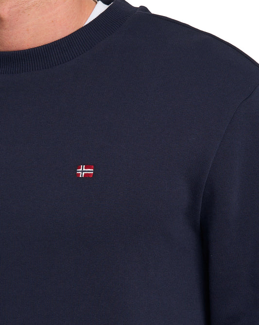 Napapijri Napapijri Balis Summer Crew Sweatshirt Navy Blue
