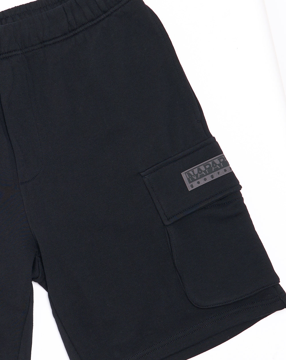 Napapijri Box Logo Cargo Bermuda Shorts Black
