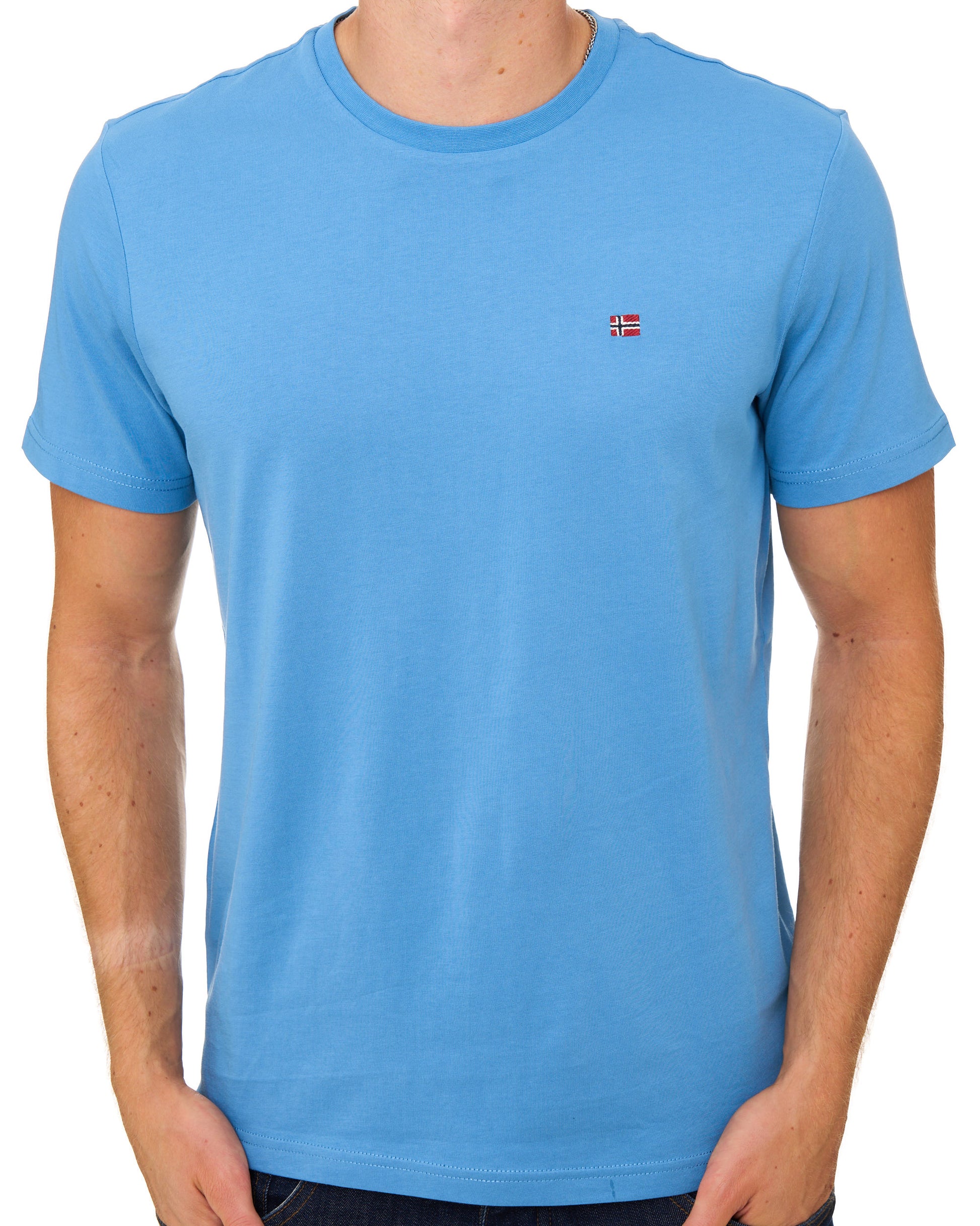 Napapijri Salis T Shirt Cyaneus Blue