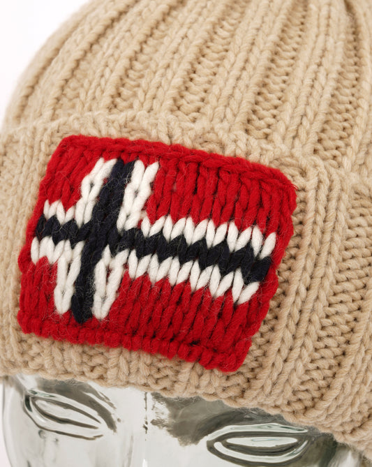 Napapijri Napapijri Semiury Bobble Hat Beige Dimity