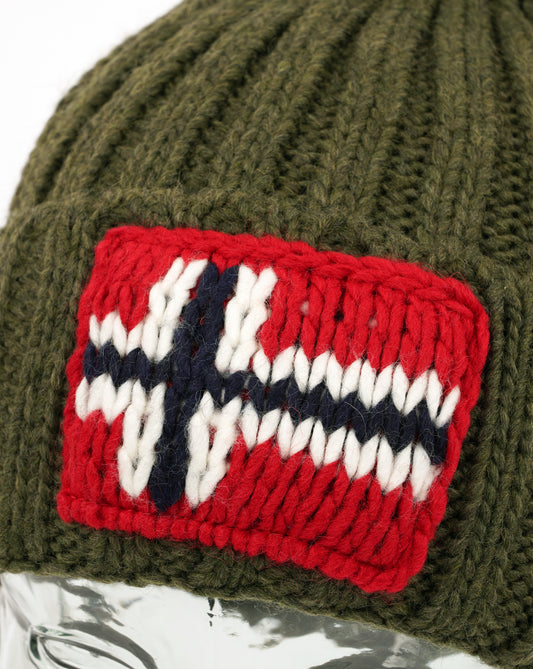Napapijri Napapijri Semiury Bobble Hat Olive Night