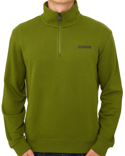 Napapijri Small Box Half Zip Sweat Avocado Green