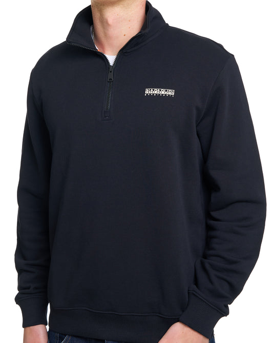 Napapijri Napapijri Small Box Half Zip Sweat Black
