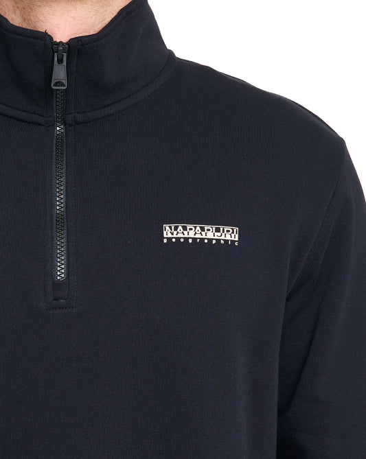 Napapijri Napapijri Small Box Half Zip Sweat Black