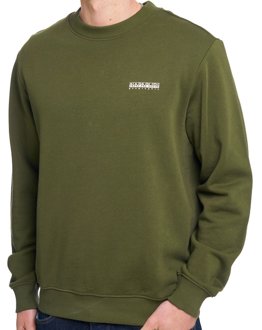 Napapijri Napapijri Small Box Sweatshirt Dark Olive