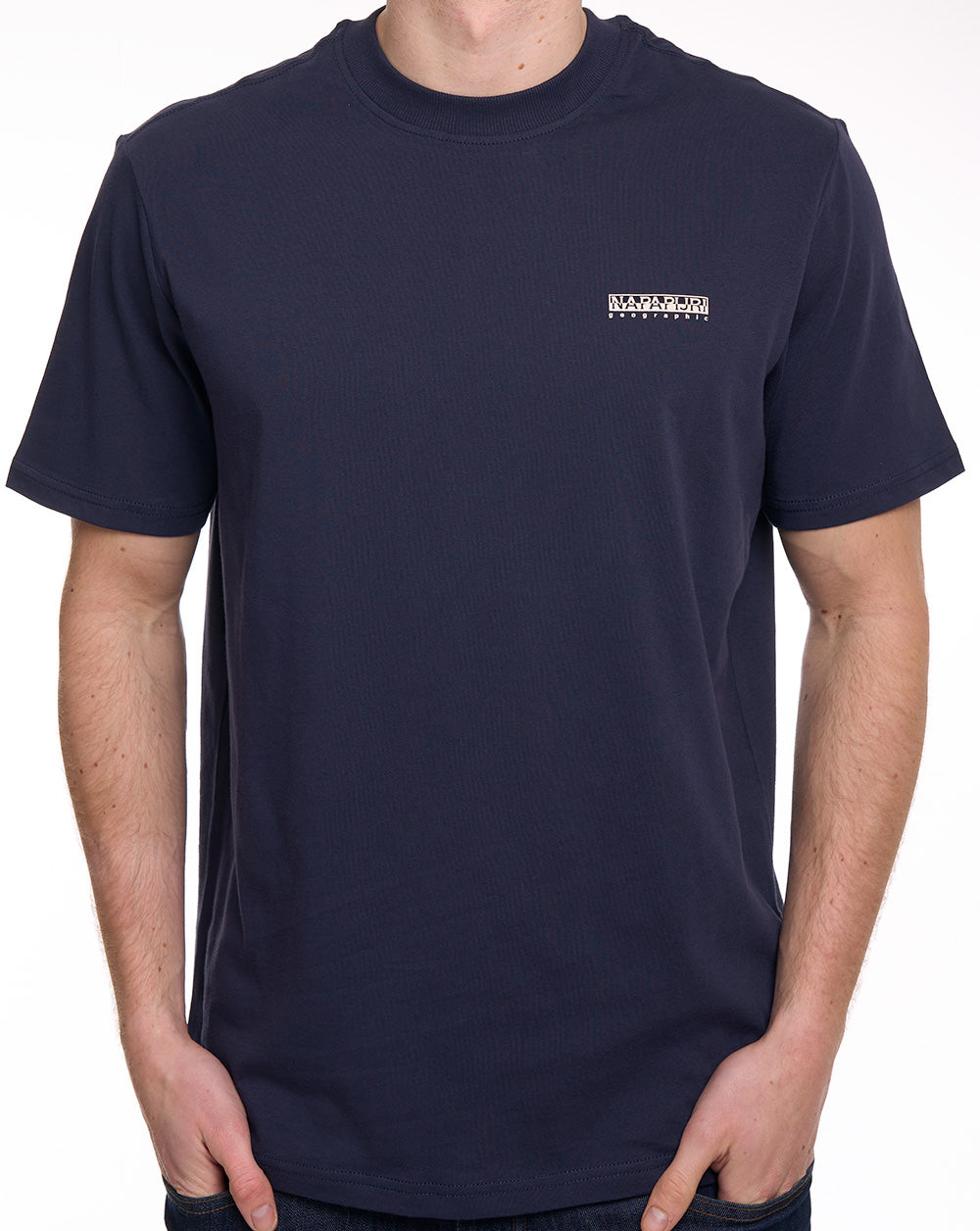 Napapijri Small Box T Shirt Blue Marine
