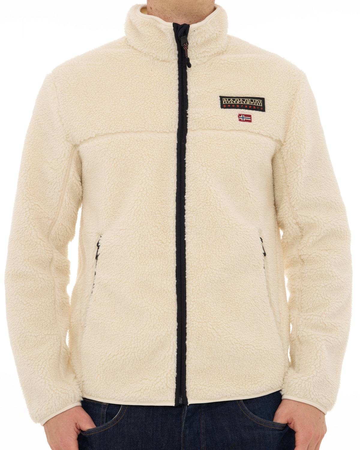 Napapijri TYNIK Full Zip Fleece Beige Dimity