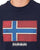 Napapijri Tiki Flag T Shirt Blue Marine