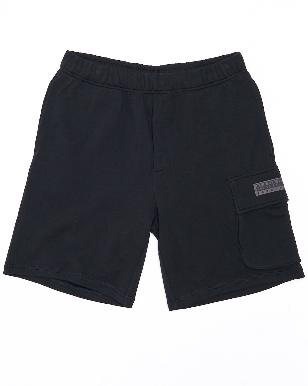 Napapijri Box Logo Cargo Bermuda Shorts Black