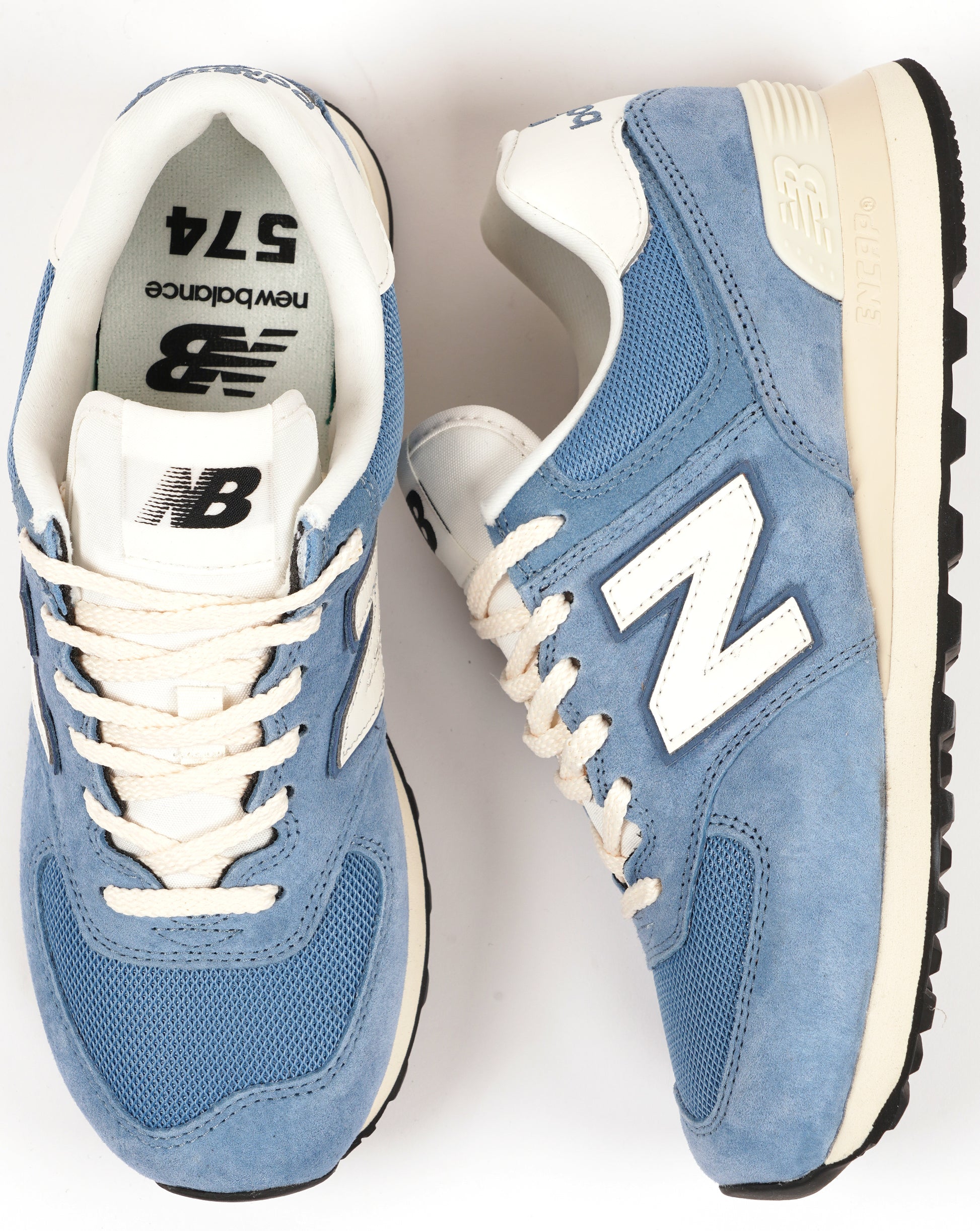 New Balance 574 Trainers Heron Blue/White