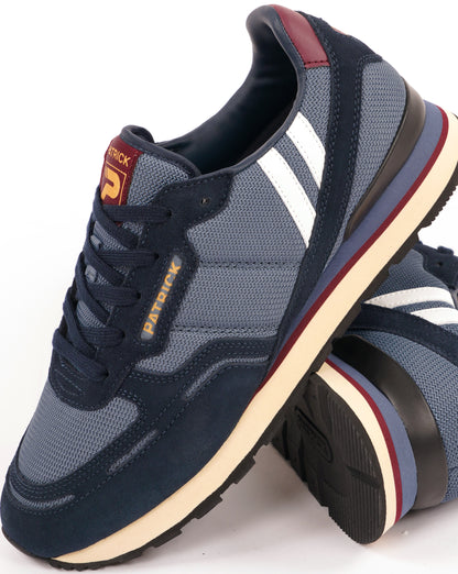 Patrick Brondby Trainers Navy/Blue/Burgundy