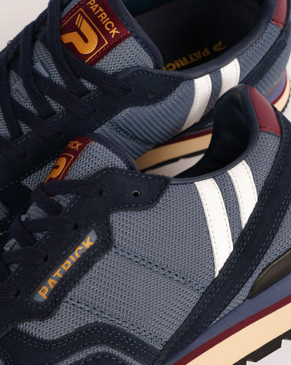Patrick Brondby Trainers Navy/Blue/Burgundy