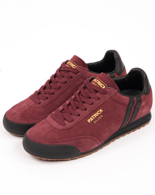 Patrick Patrick Dijon Trainers Burgundy/Black