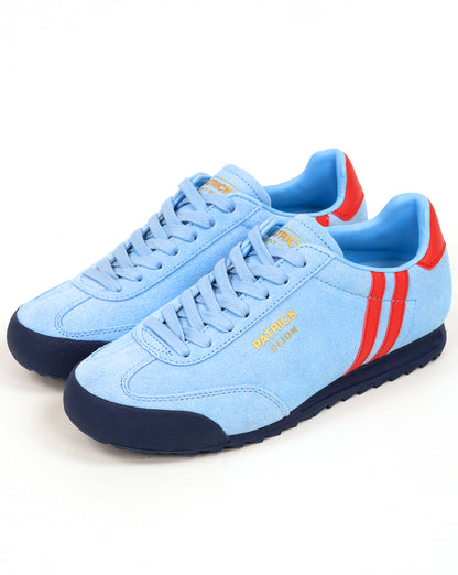 Patrick Dijon Trainers Sky Blue/Red