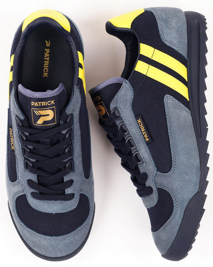 Patrick Forza Trainers Navy/Blue/Yellow