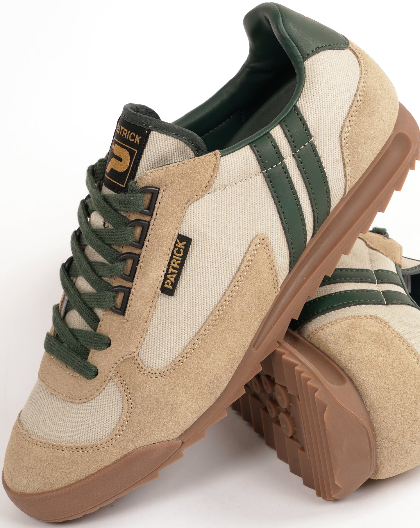 Patrick Forza Trainers Stone/Dark Green