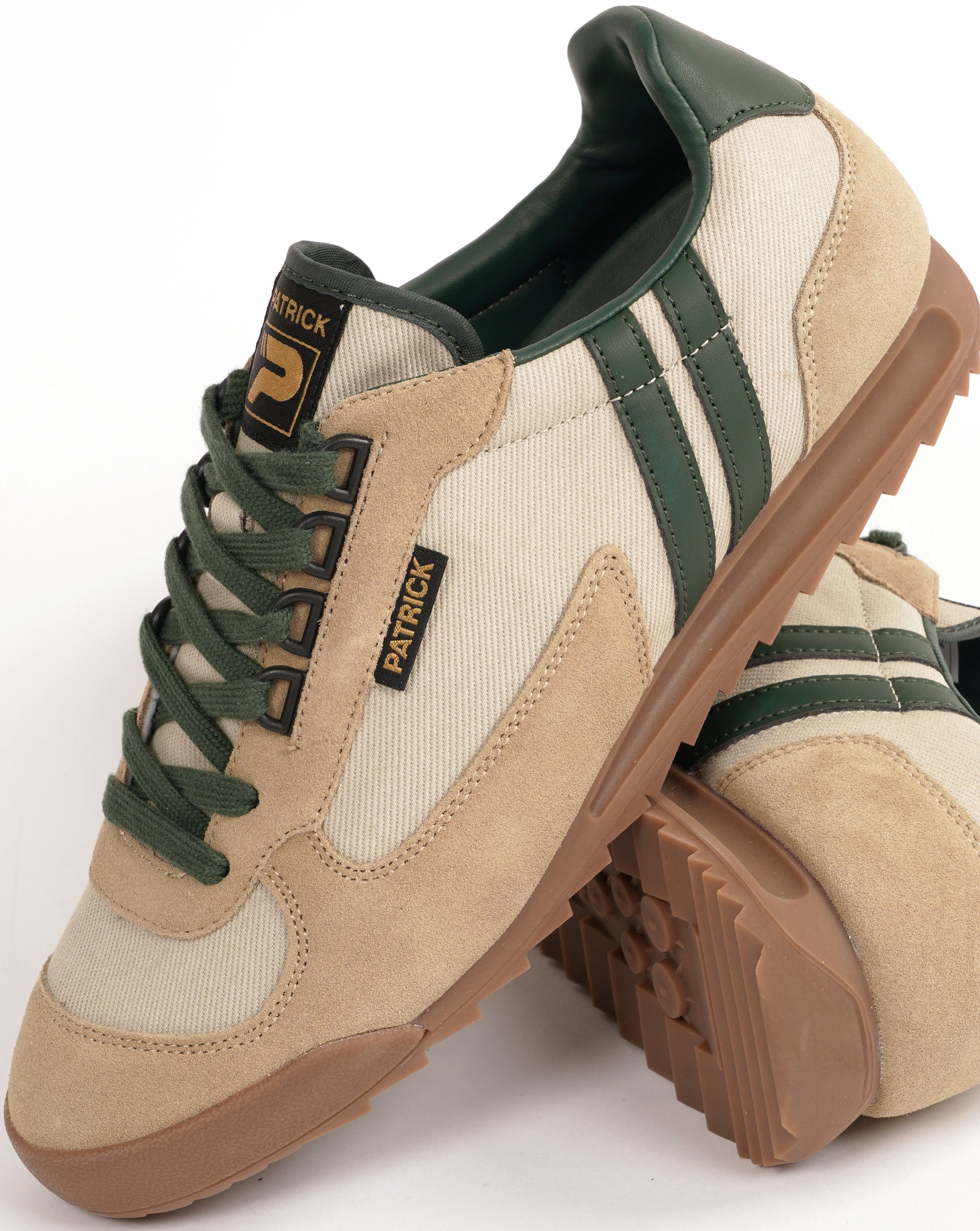 Patrick Forza Trainers Stone/Dark Green