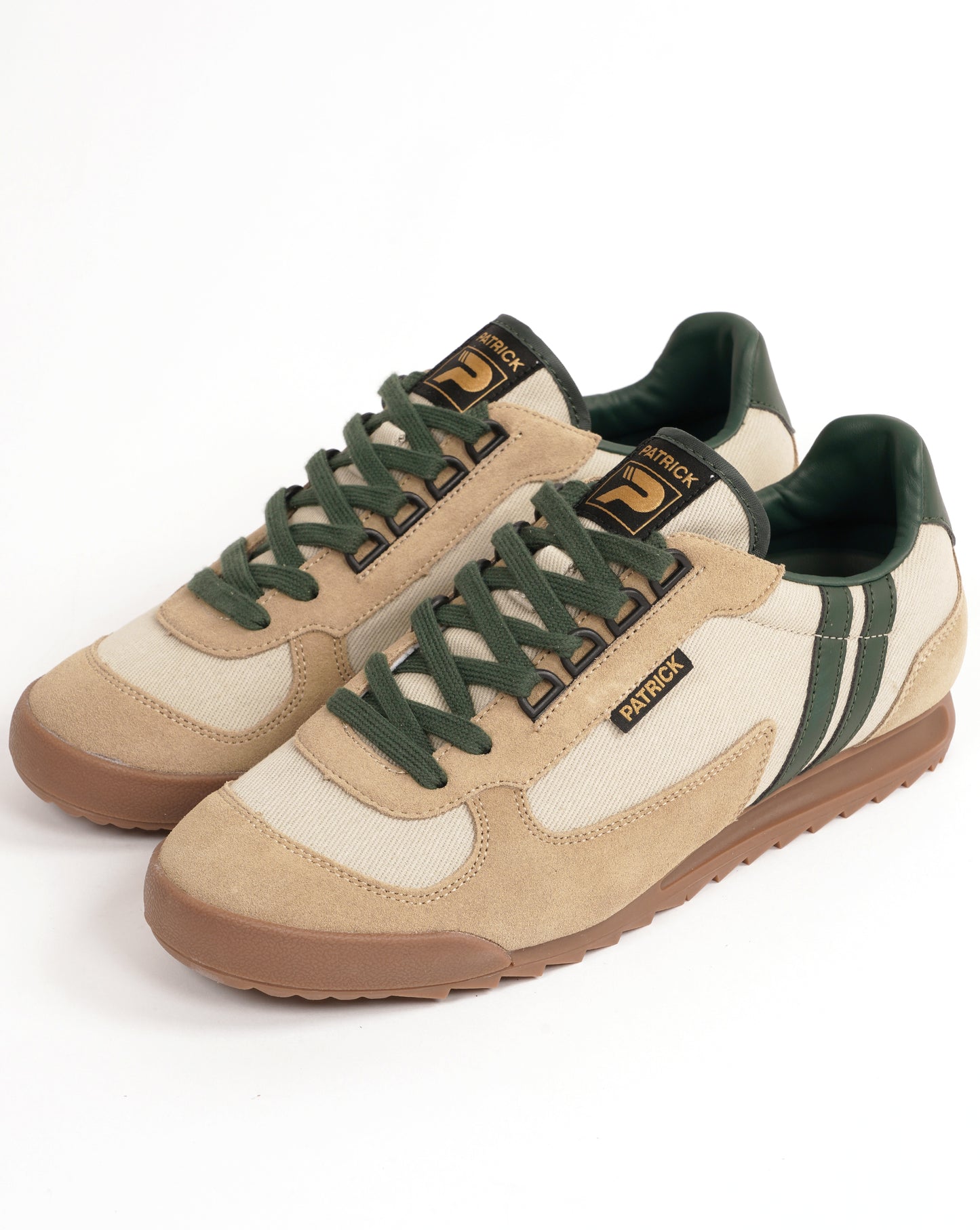 Patrick Forza Trainers Stone/Dark Green