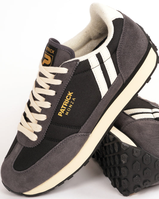 Patrick Patrick Monza Trainers Black/Dark Grey