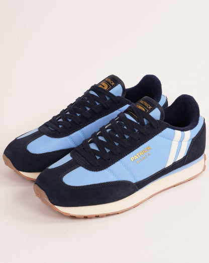 Patrick Monza Trainers Navy/Sky/White