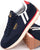 Patrick Monza Trainers Navy/White/Red