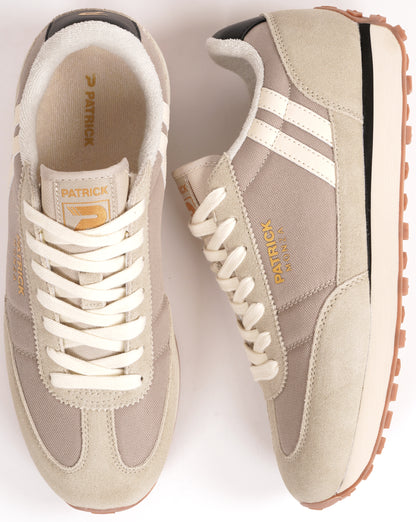 Patrick Monza Trainers Stone/Off White/Black