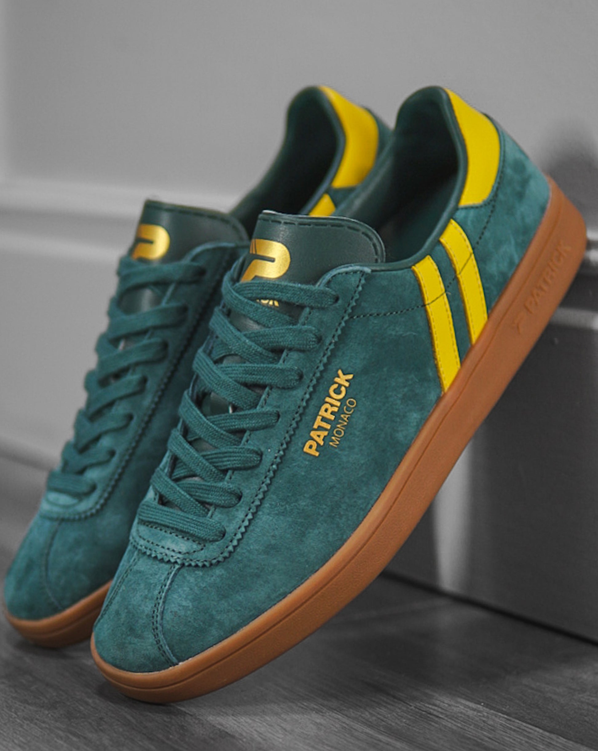 Patrick Monaco Trainers Green Yellow