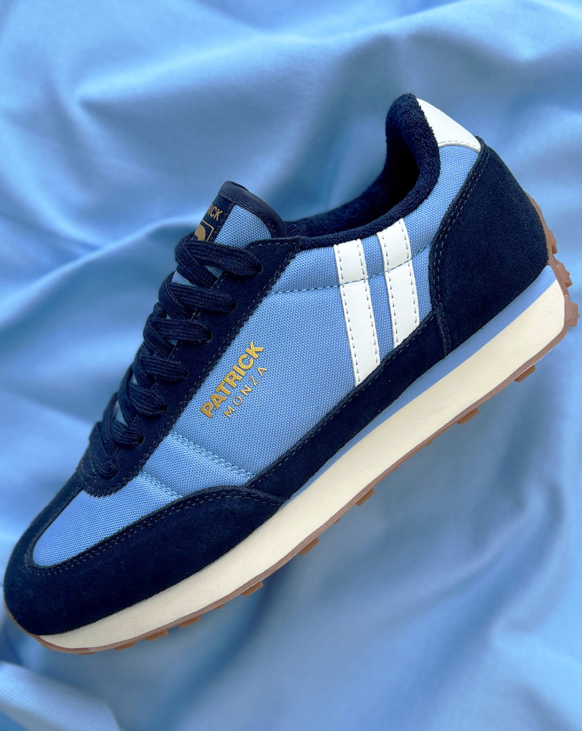 Patrick Monza Trainers Navy Sky White