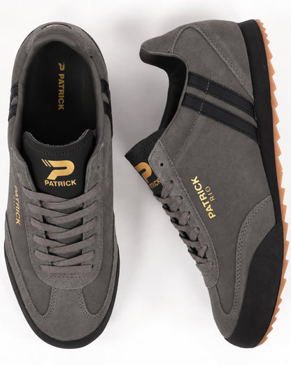 Patrick Rio Trainers Charcoal / Black