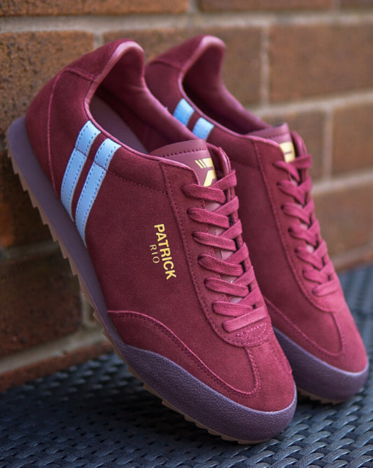 Patrick Patrick Rio Trainers Claret/Sky