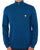 Pretty Green 1/4 Zip Merino Knit Dark Blue