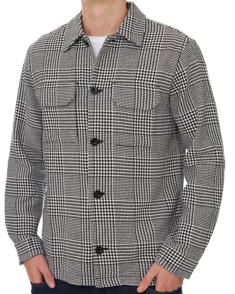 Pretty Green Alderley Prince Of Wales Jacket Black
