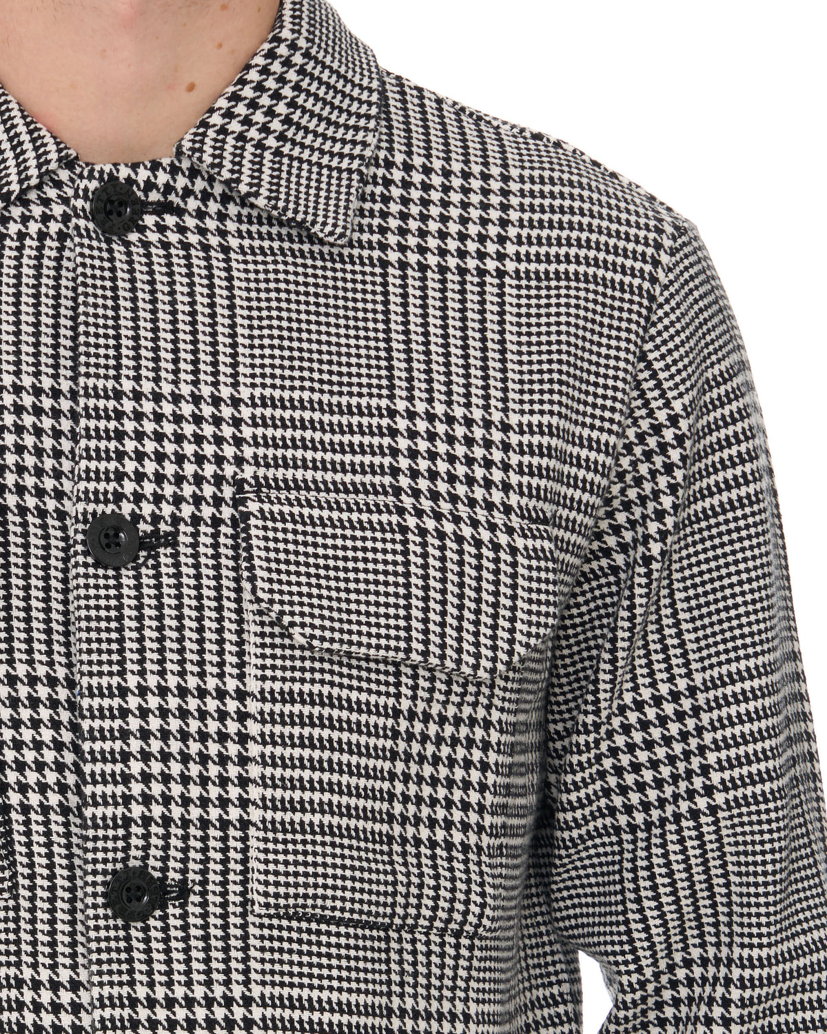 Pretty Green Alderley Prince Of Wales Jacket Black