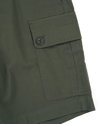 Pretty Green Bostall Cargo Shorts Dark Green